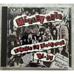 Motley Crue Decade of Decadence 81-91 Elektra (CD, 1992)